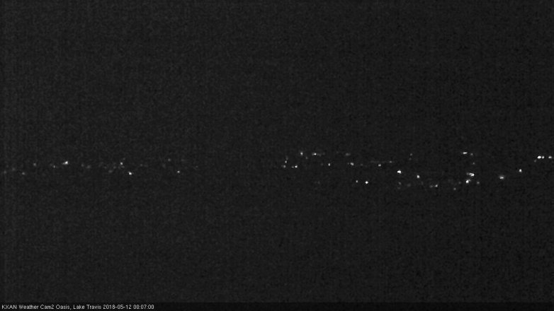 Lake Travis webcam, May 11, 2018 11:10 PM CT