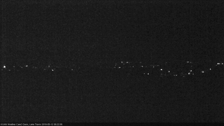 Lake Travis webcam, May 11, 2018 11:25 PM CT