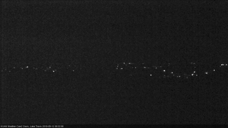 Lake Travis webcam, May 11, 2018 11:35 PM CT