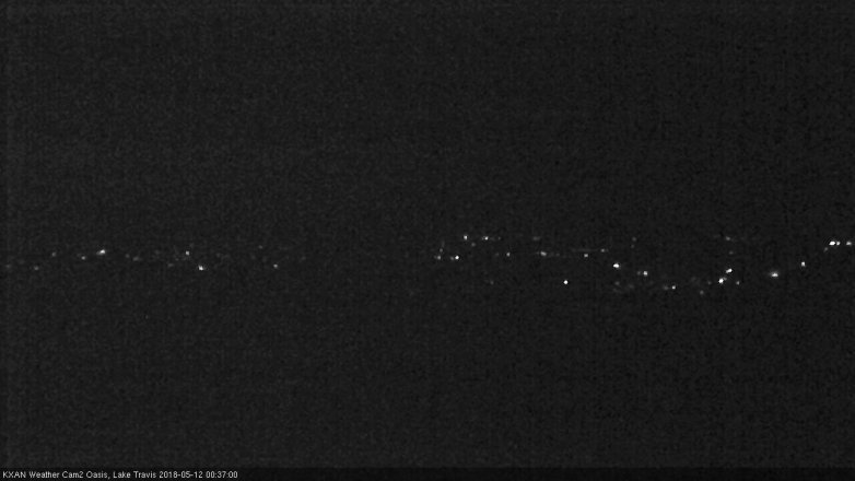 Lake Travis webcam, May 11, 2018 11:40 PM CT