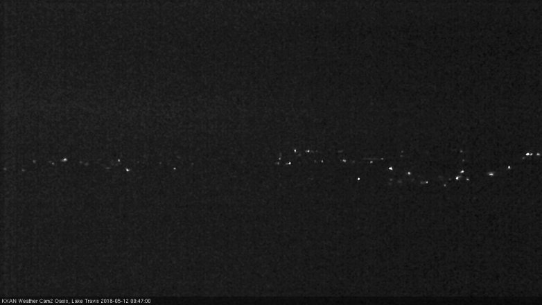 Lake Travis webcam, May 11, 2018 11:50 PM CT
