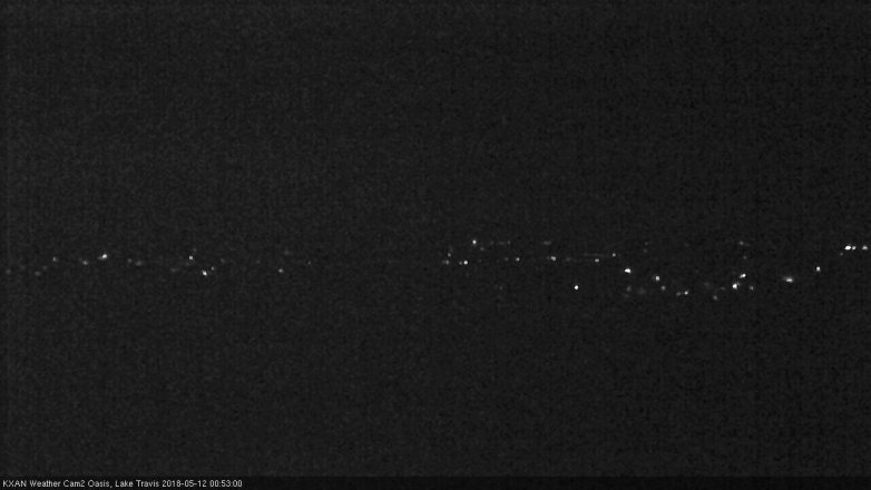 Lake Travis webcam, May 11, 2018 11:55 PM CT