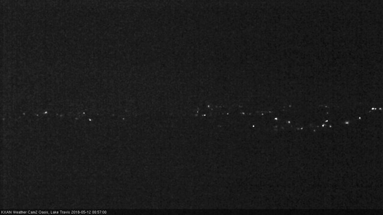 Lake Travis webcam, May 11, 2018 12:00 AM CT