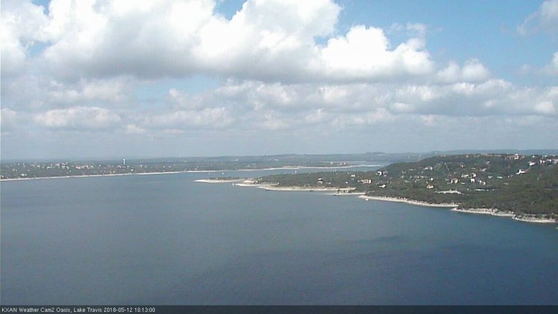 Lake Travis webcam, May 12, 2018 9:15 AM CT