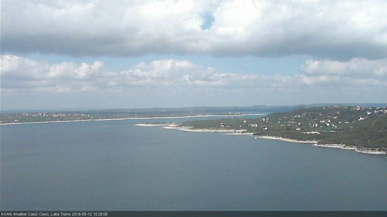 Lake Travis webcam, May 12, 2018 9:30 AM CT