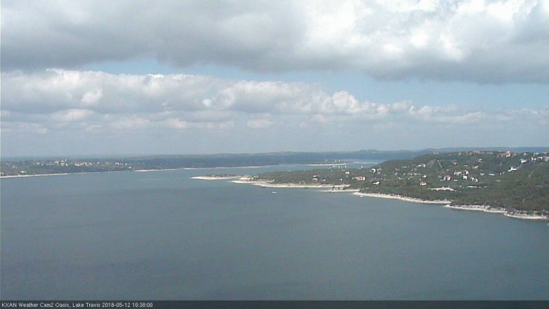 Lake Travis webcam, May 12, 2018 9:40 AM CT