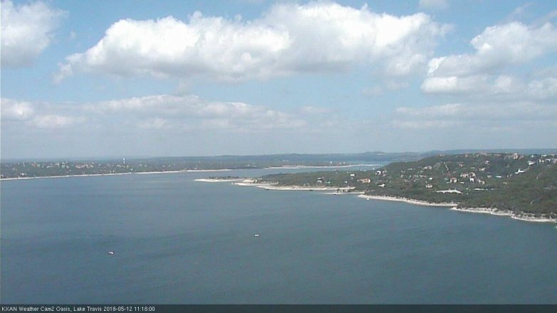 Lake Travis webcam, May 12, 2018 10:20 AM CT