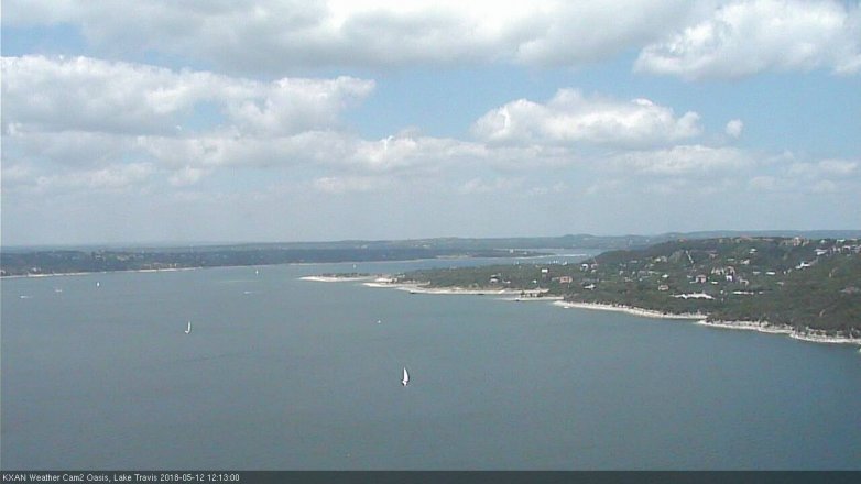 Lake Travis webcam, May 12, 2018 11:15 AM CT