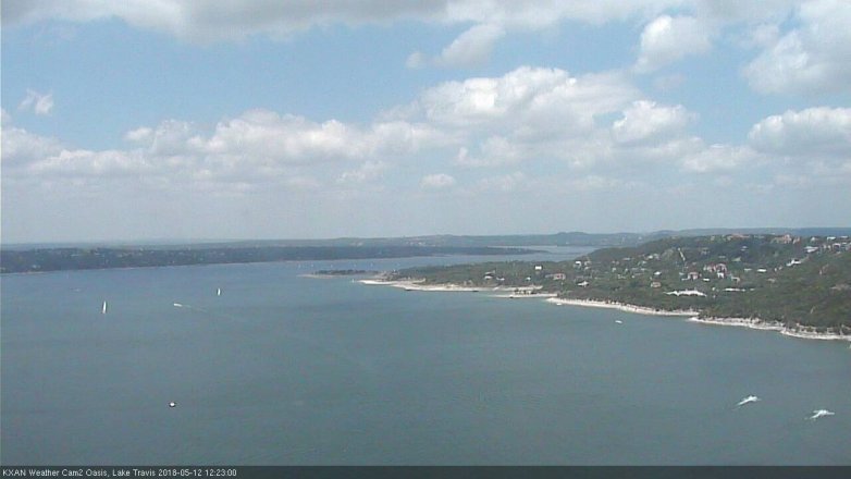 Lake Travis webcam, May 12, 2018 11:25 AM CT