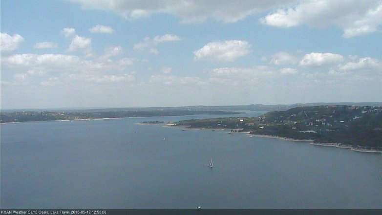 Lake Travis webcam, May 12, 2018 11:55 AM CT