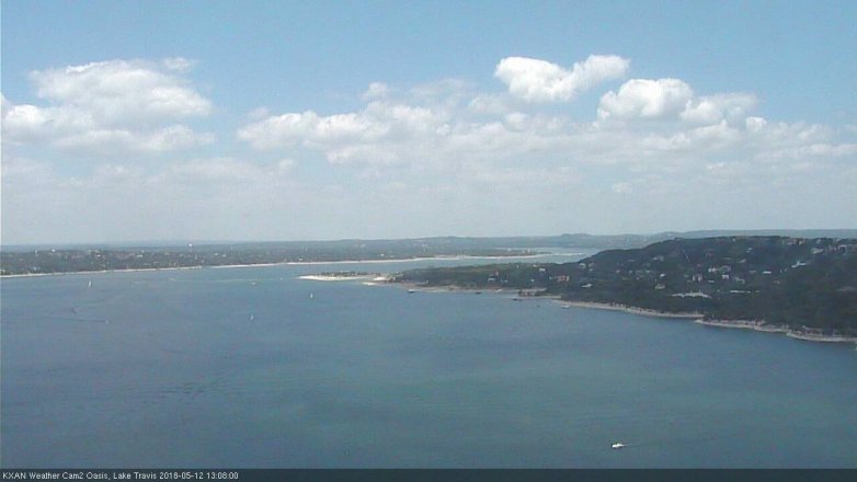 Lake Travis webcam, May 12, 2018 12:10 PM CT