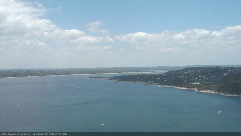 Lake Travis webcam, May 12, 2018 12:15 PM CT