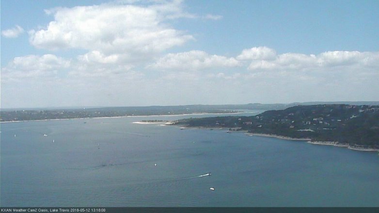 Lake Travis webcam, May 12, 2018 12:20 PM CT