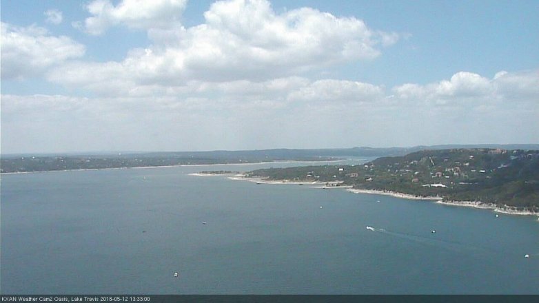 Lake Travis webcam, May 12, 2018 12:35 PM CT