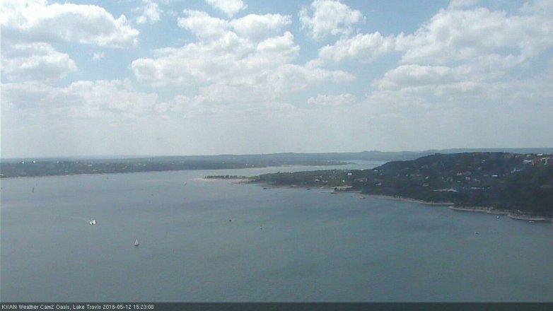 Lake Travis webcam, May 12, 2018 2:25 PM CT