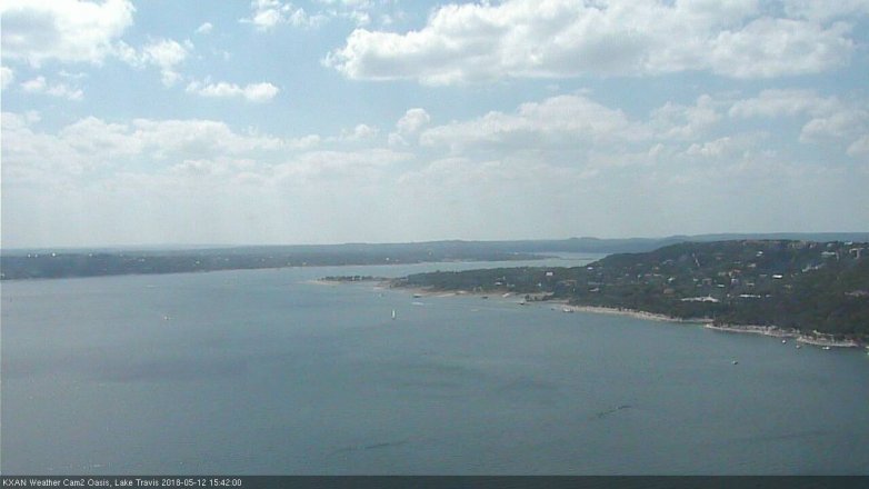 Lake Travis webcam, May 12, 2018 2:45 PM CT
