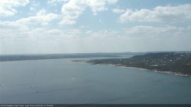 Lake Travis webcam, May 12, 2018 2:50 PM CT