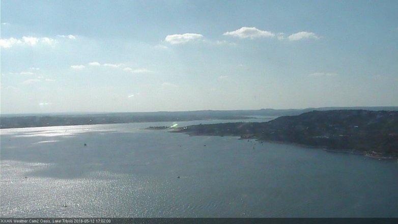 Lake Travis webcam, May 12, 2018 4:05 PM CT