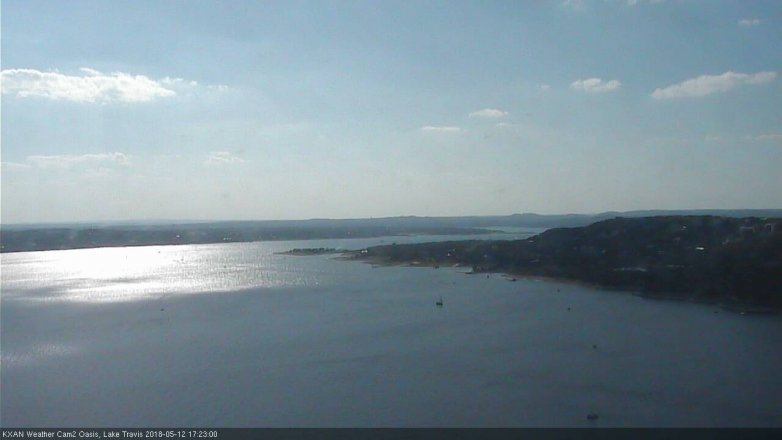 Lake Travis webcam, May 12, 2018 4:25 PM CT