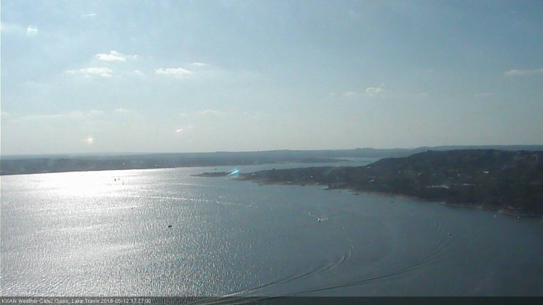 Lake Travis webcam, May 12, 2018 4:30 PM CT