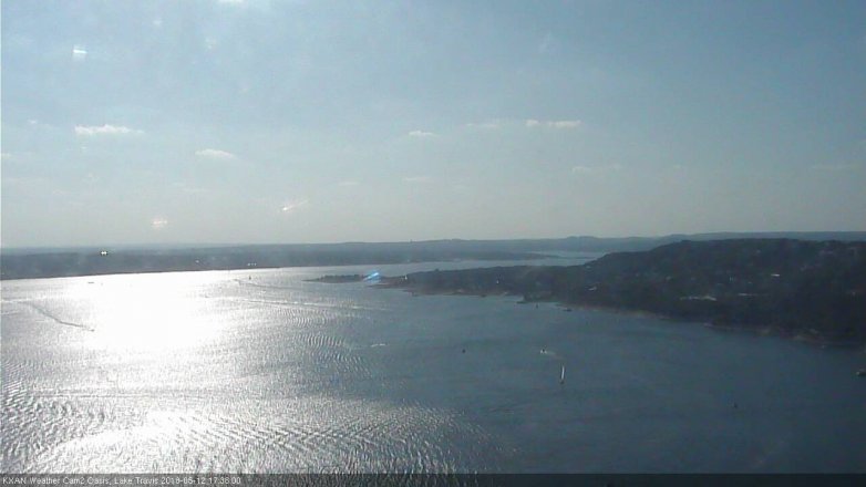 Lake Travis webcam, May 12, 2018 4:40 PM CT