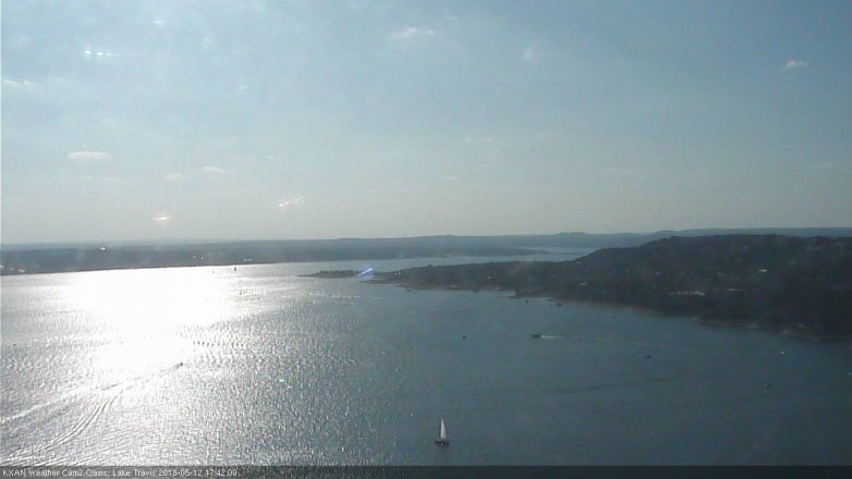 Lake Travis webcam, May 12, 2018 4:45 PM CT