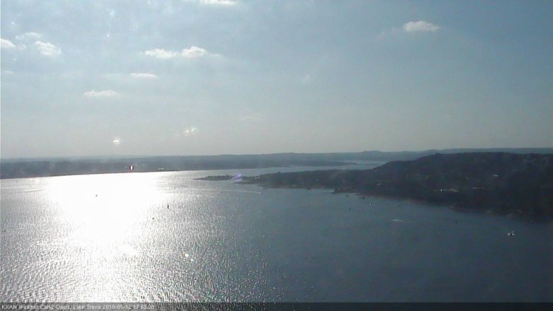Lake Travis webcam, May 12, 2018 4:55 PM CT