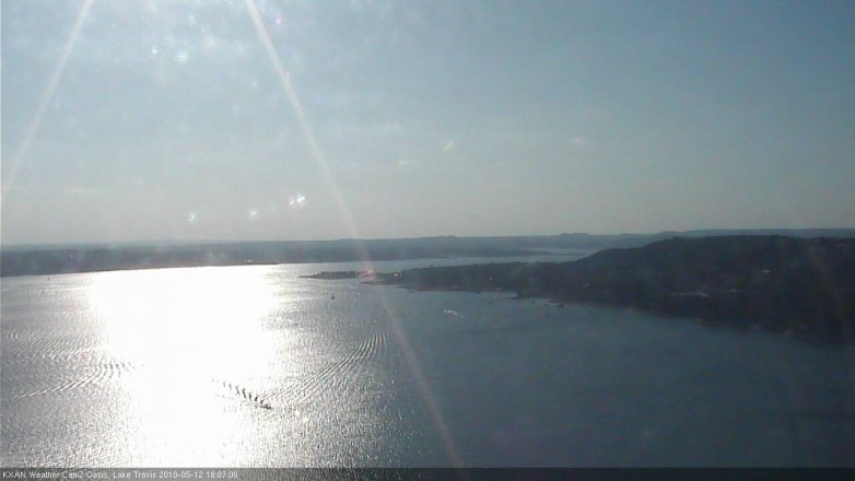 Lake Travis webcam, May 12, 2018 5:10 PM CT