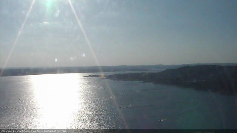Lake Travis webcam, May 12, 2018 5:20 PM CT