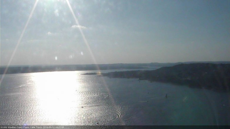 Lake Travis webcam, May 12, 2018 5:25 PM CT