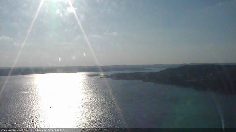 Lake Travis webcam, May 12, 2018 5:30 PM CT