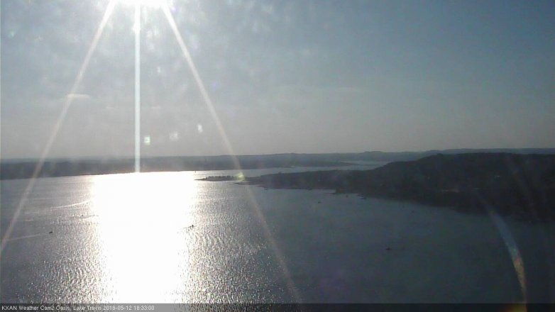 Lake Travis webcam, May 12, 2018 5:35 PM CT