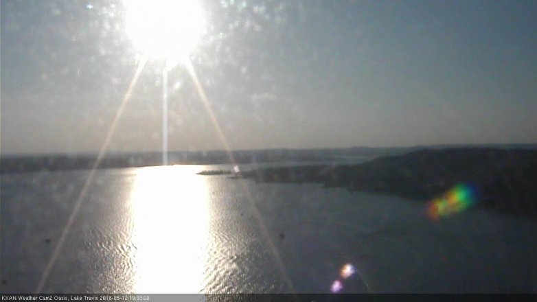 Lake Travis webcam, May 12, 2018 6:05 PM CT