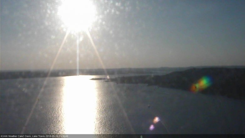 Lake Travis webcam, May 12, 2018 6:10 PM CT
