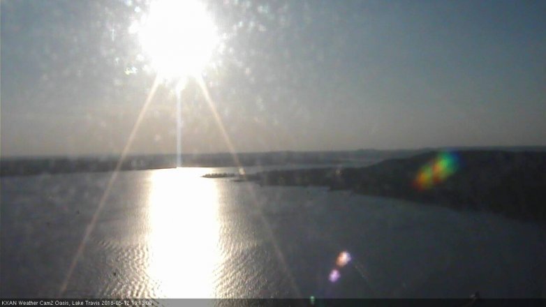 Lake Travis webcam, May 12, 2018 6:15 PM CT
