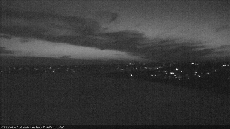 Lake Travis webcam, May 12, 2018 8:05 PM CT