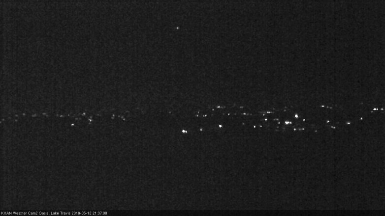 Lake Travis webcam, May 12, 2018 8:40 PM CT