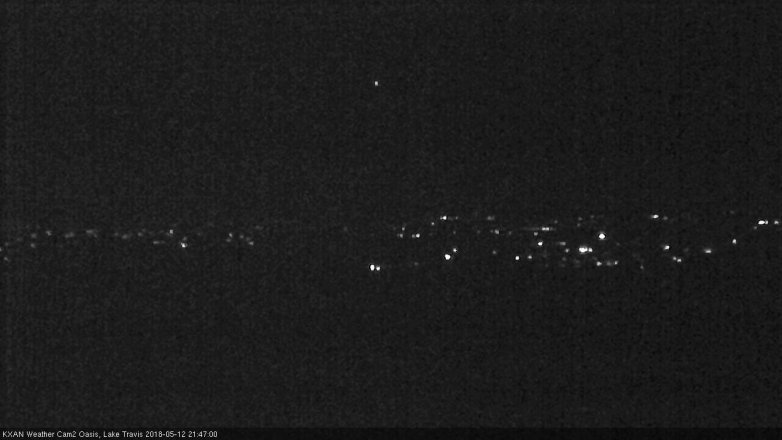 Lake Travis webcam, May 12, 2018 8:50 PM CT