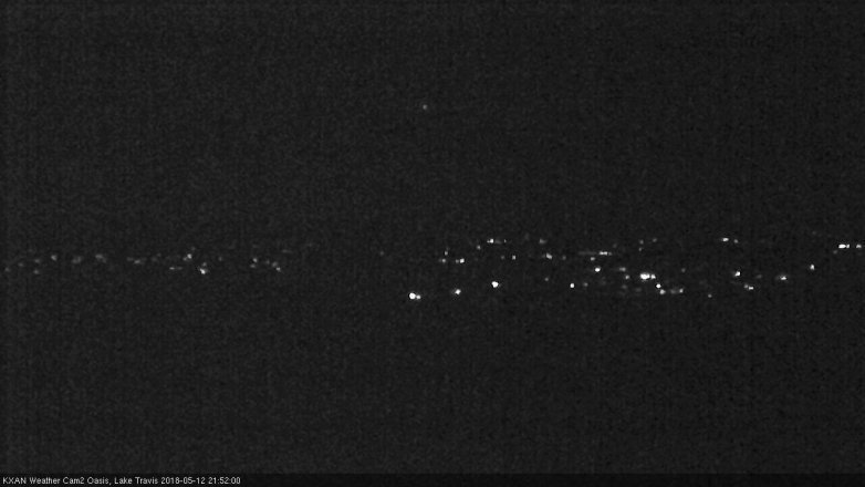Lake Travis webcam, May 12, 2018 8:55 PM CT