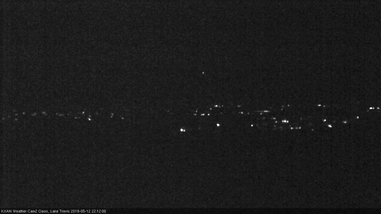 Lake Travis webcam, May 12, 2018 9:15 PM CT