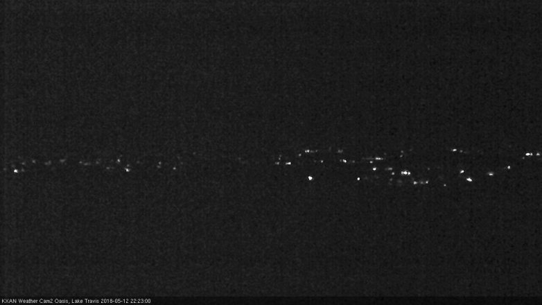 Lake Travis webcam, May 12, 2018 9:25 PM CT
