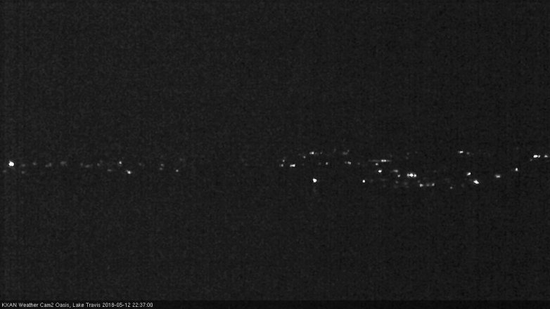 Lake Travis webcam, May 12, 2018 9:40 PM CT