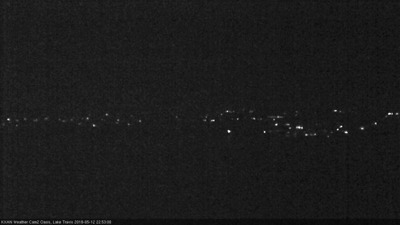 Lake Travis webcam, May 12, 2018 9:55 PM CT