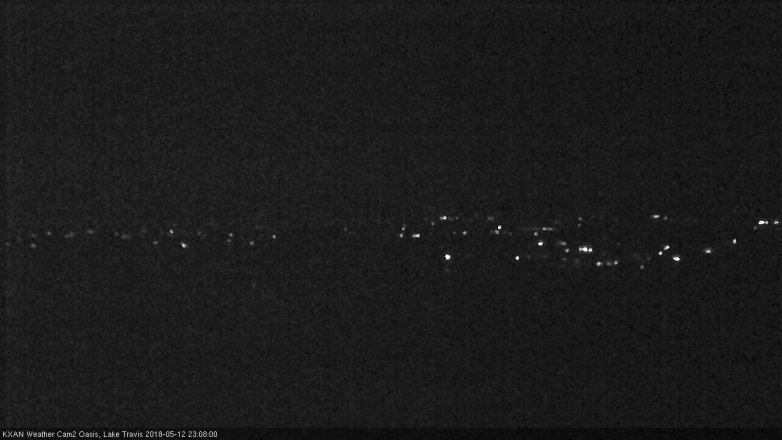 Lake Travis webcam, May 12, 2018 10:10 PM CT