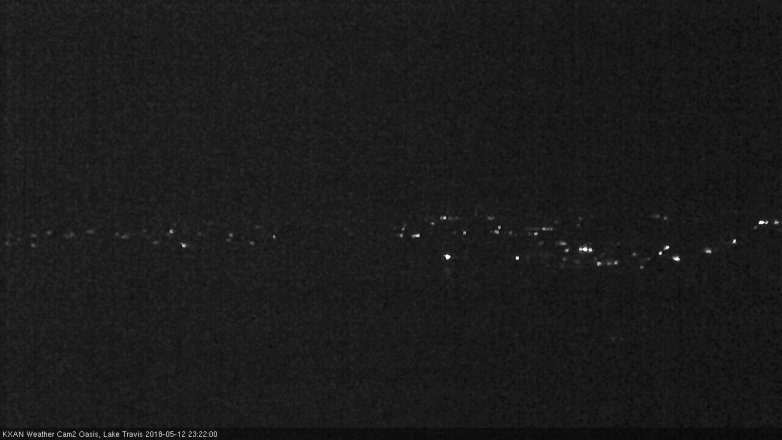 Lake Travis webcam, May 12, 2018 10:25 PM CT