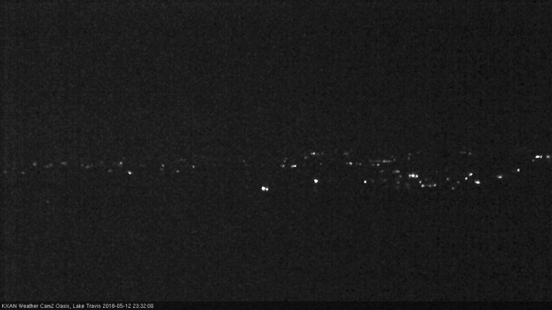 Lake Travis webcam, May 12, 2018 10:35 PM CT
