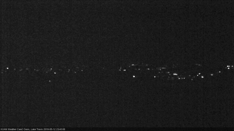 Lake Travis webcam, May 12, 2018 10:45 PM CT