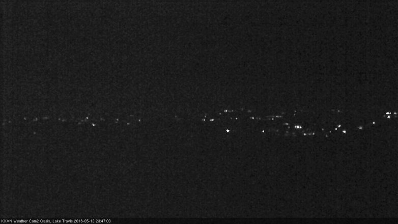 Lake Travis webcam, May 12, 2018 10:50 PM CT