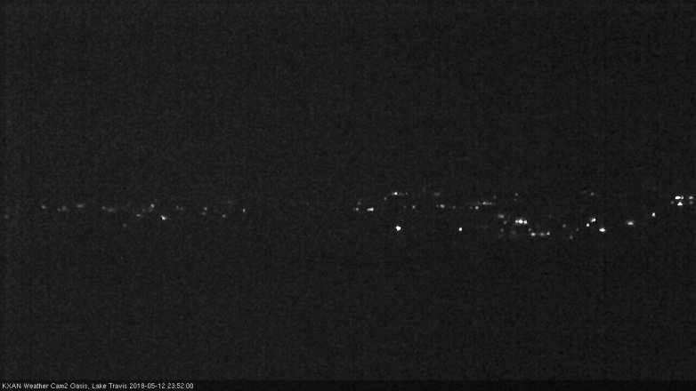 Lake Travis webcam, May 12, 2018 10:55 PM CT
