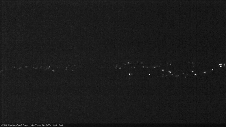 Lake Travis webcam, May 12, 2018 11:20 PM CT